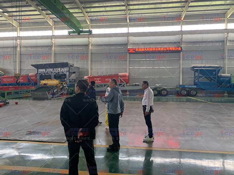 寧波客戶(hù)實(shí)地考察海砂淡化設(shè)備廠家